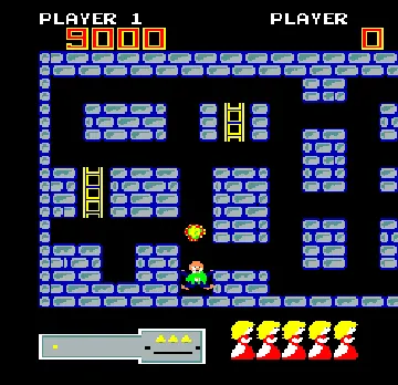 Hero in the Castle of Doom (DK conversion) screen shot game playing